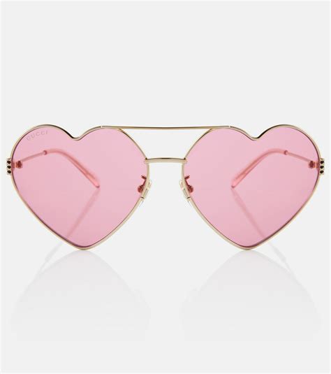 gucci heart sunglasses|gucci special edition sunglasses.